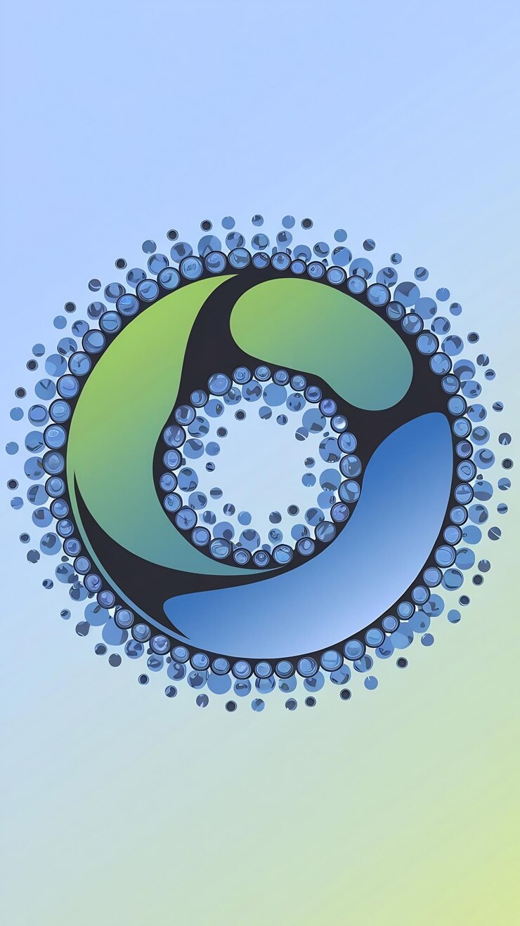Foto abstracto icono web creativo compañía o signo letra logo vector des
