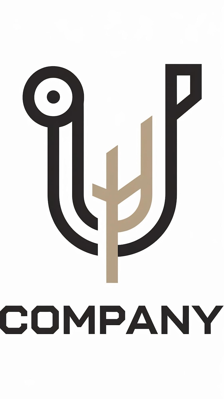 Foto abstracto icono web creativo compañía u signo letra logo vector des