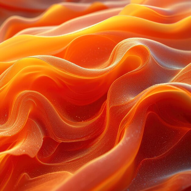 Abstracto Ilustração 3D de fundo laranja