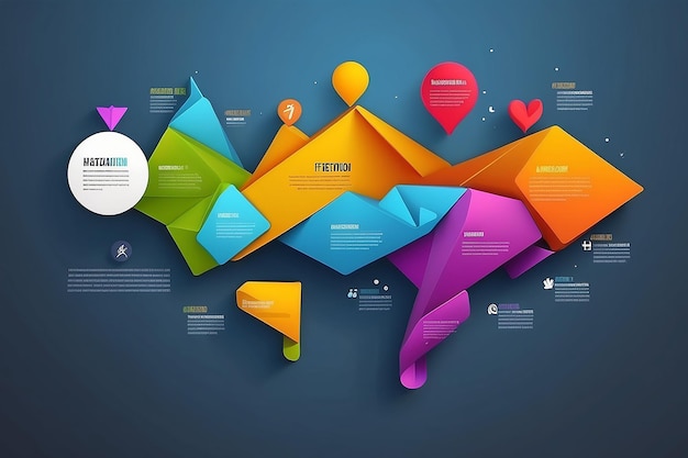 Abstracto Ilustración digital 3D Infográfica Ilustración vectorial se puede utilizar para el diseño de diagramas de diseño de flujo de trabajo opciones de número de diseño web