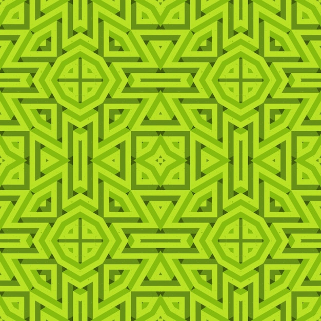 Abstracto isométrico Patrón sin costuras Fondo