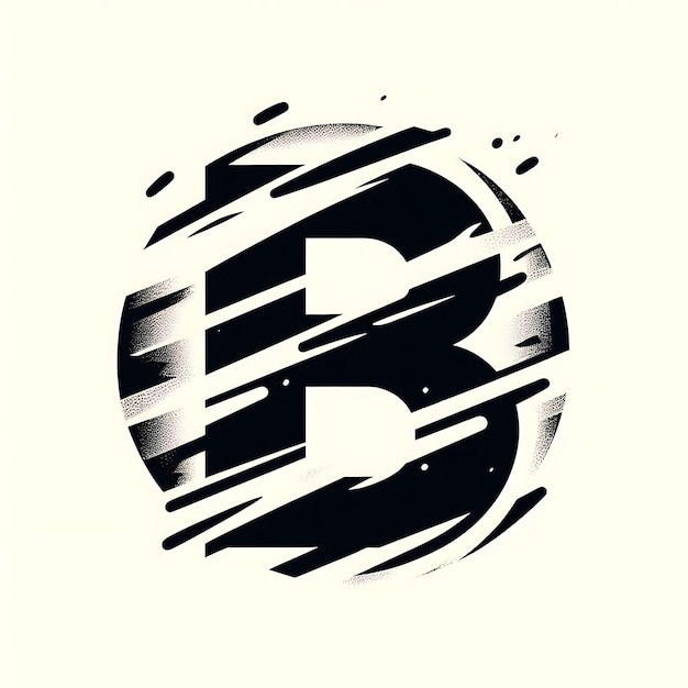 Abstracto letra B diseño de logotipo estilo de lujo letra logotipo texto diseño vectorial de icono B