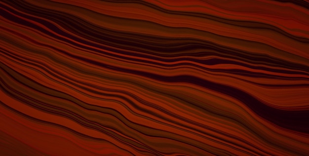 Abstracto Líneas fluidas en tonos de naranja y marrón