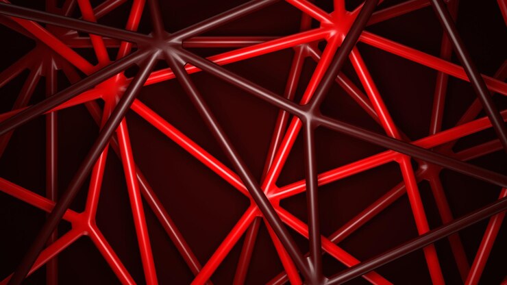 Abstracto Líneas de rejilla geométrica Reflexión de patrones Contexto científico