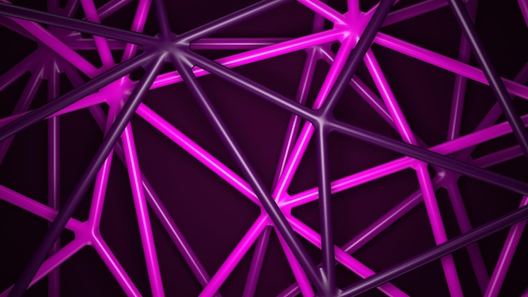 Abstracto Líneas de rejilla geométrica Reflexión de patrones Contexto científico
