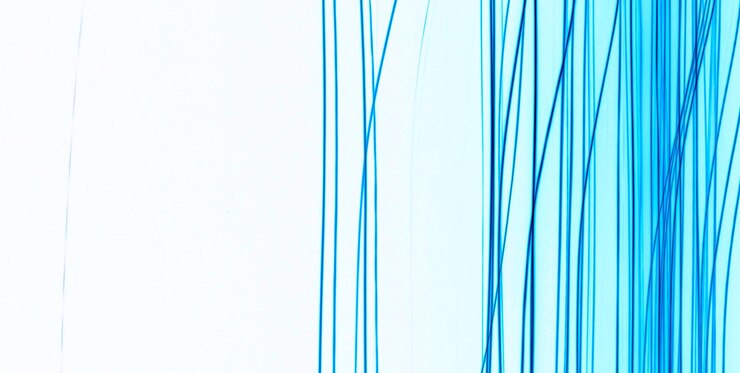 Foto abstracto linhas azuis de fundo