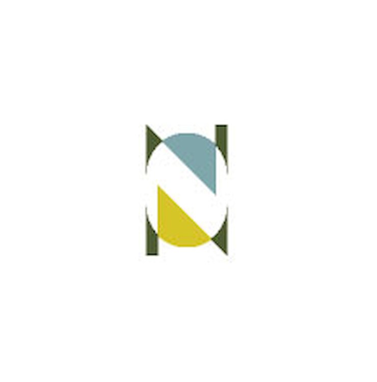 Foto abstracto logotipo de la letra geométrica n