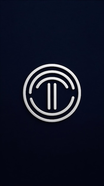 Abstracto Logotipo de la letra T forma de círculo signo de la compañía en capas icono redondo diseño vectorial de logotipo de moda