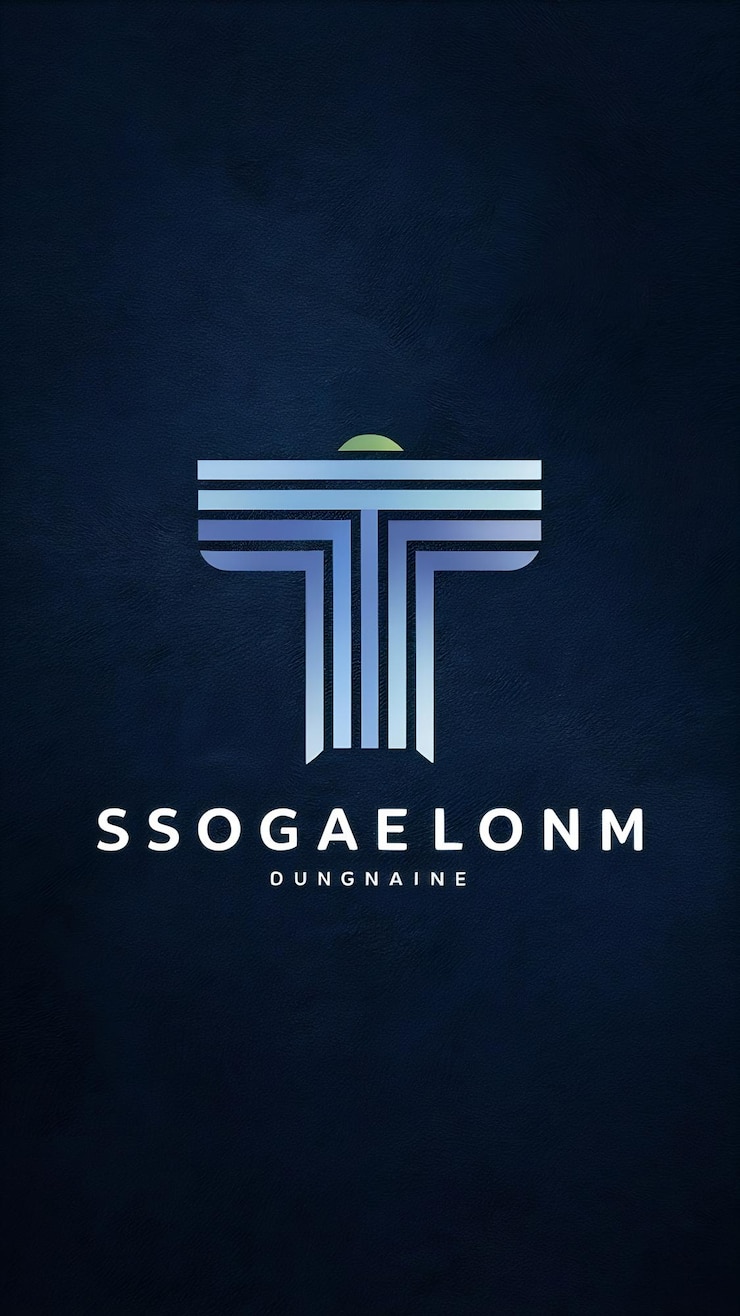 Foto abstracto logotipo de la letra t plana signo icónico con la empresa de negocios ca