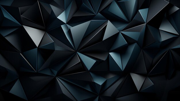 Foto abstracto lowpoly fondo triangular textura patrón geométrico poligonal generativo ai