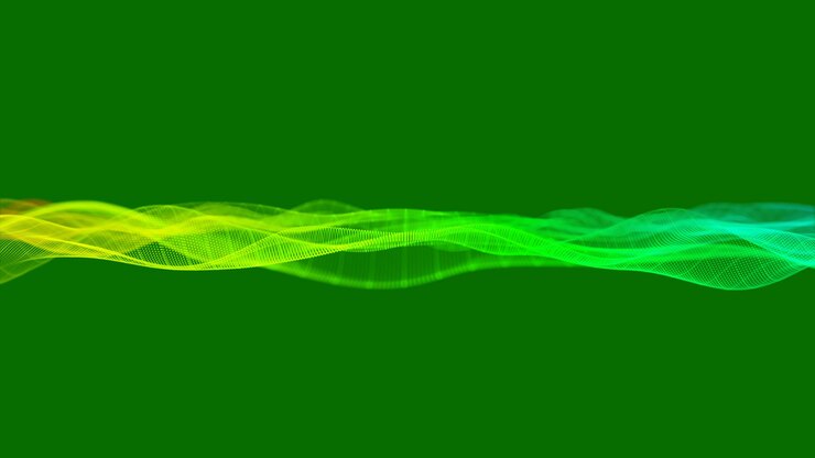 Foto abstracto luxuoso ondas cintilantes partículas de fluxo de fundo de fluxo de dados digitais big data
