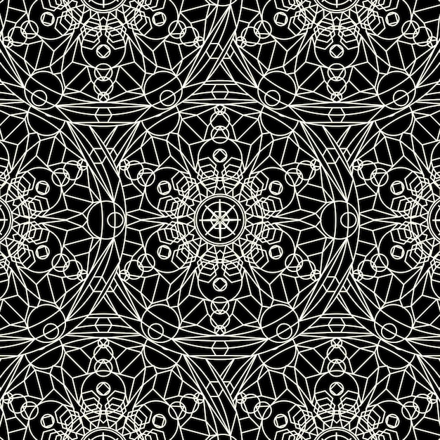 Abstracto mandala gris lujo arte ornamental pintura antiguo patrón geométrico en gris