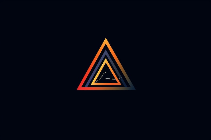Foto abstracto medios que abrazan la simplicidad un elegante logotipo de estilo de 32 líneas