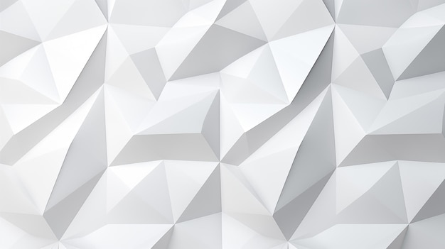 Foto abstracto minimalista triángulo geométrico patrón de mosaico lowpoly fondo abstracto triangular blanco