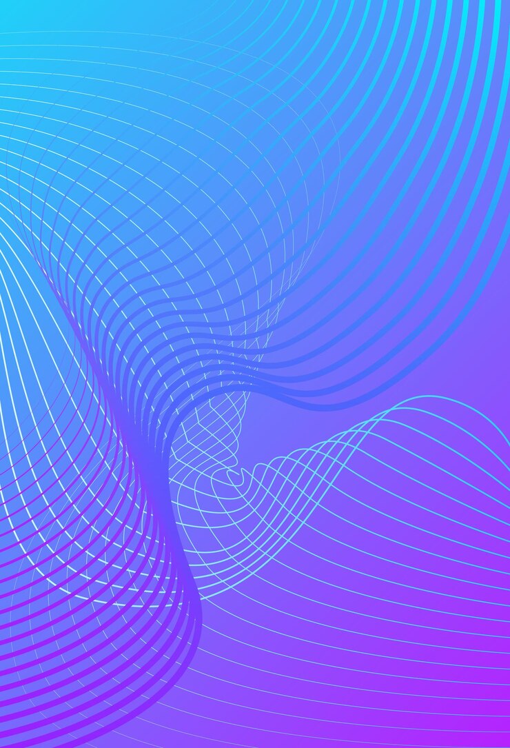 Foto abstracto moderno fondo rectangular vertical para storis rayas ondas gradiente azul púrpura rosa