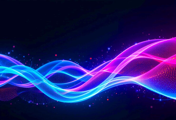 Abstracto Olas que fluyen