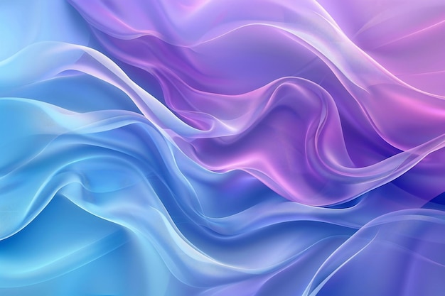 Abstracto Ondas de luz rosa y azul que fluyen Diseño luminoso con colores vibrantes para el abstracto moderno