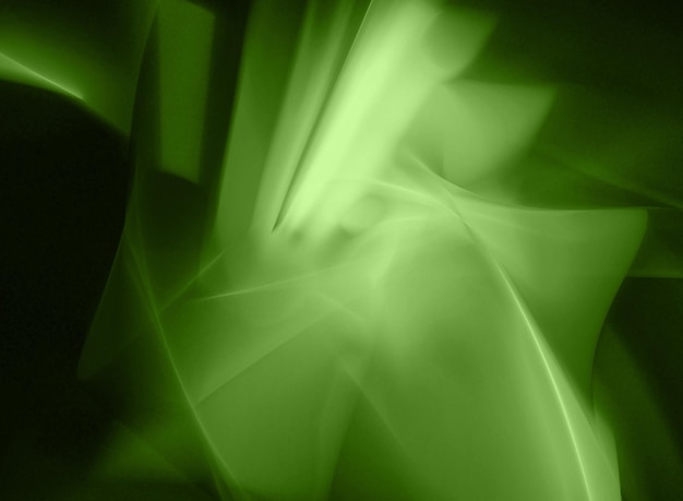 Abstracto papel curvo diseño de fondo HD color verde máximo