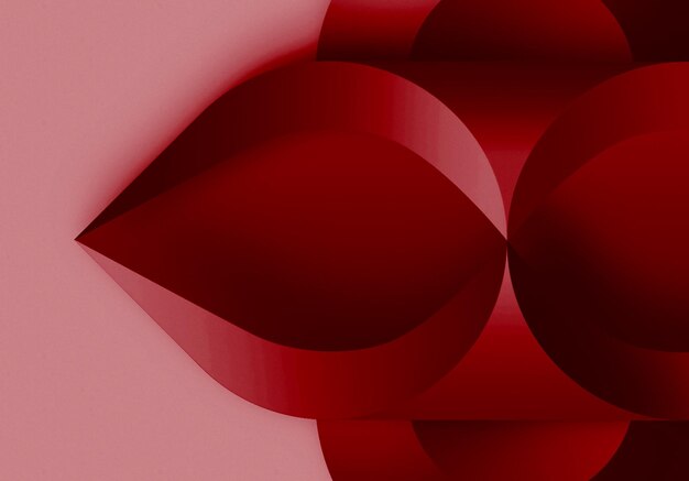 Abstracto papel curvo diseño de fondo HD duro color rojo cóctel oscuro