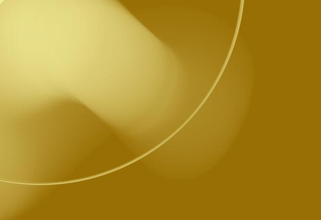 Abstracto Papel curvo de fondo HD Diseño suave Oro opaco Color amarillo