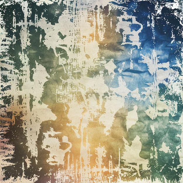 Abstracto papel de pared con gradiente de fondo holográfico de colores desenfocados