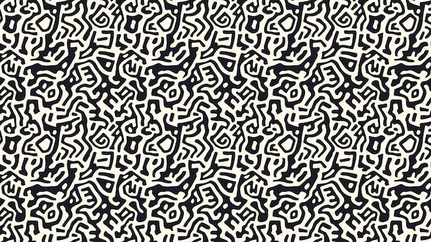 Abstracto Patrón en blanco y negro