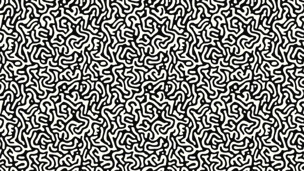 Abstracto Patrón en blanco y negro