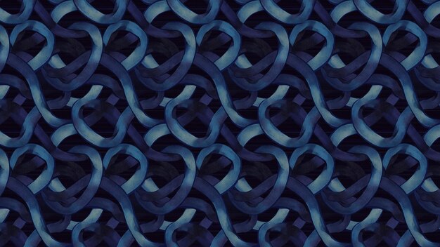 Abstracto Patrón entrelazado azul