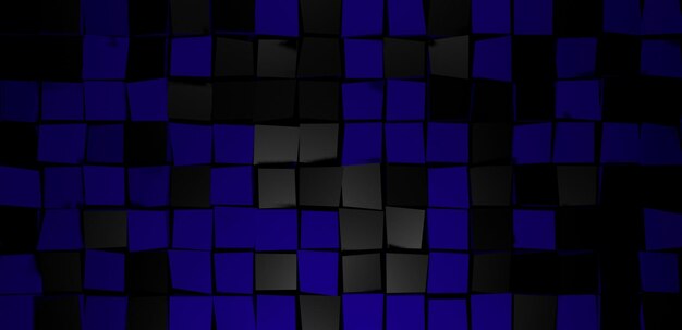 Abstracto Patrón de mosaico azul