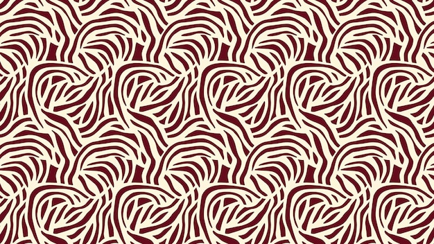 Abstracto Patrón de ondas marrón y beige