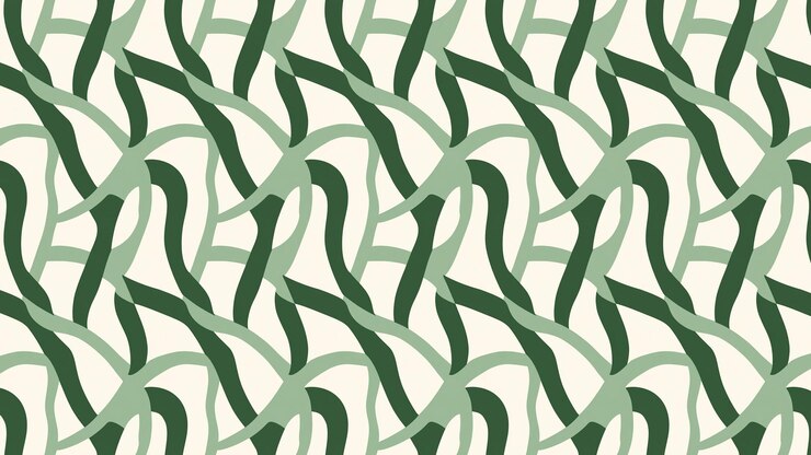 Foto abstracto patrón de ondas verdes