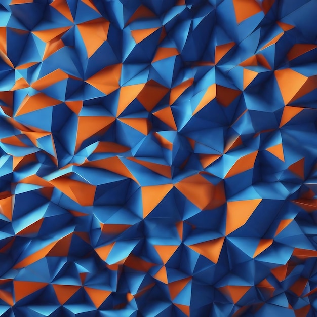 Abstracto patrón paramétrico 3d color de fondo azul