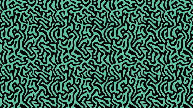 Foto abstracto patrón verde y negro