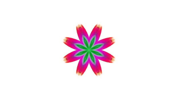 Abstracto Pincel de pintura Tinta explota Se extiende Concepto suave Patrón simétrico Ornamental Decorativo Calidoscopio Movimiento Círculo geométrico y formas de estrellas