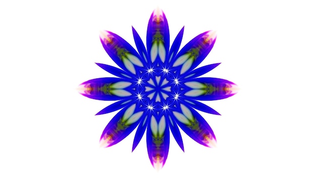 Abstracto Pincel de pintura Tinta explota Se extiende Concepto suave Patrón simétrico Ornamental Decorativo Calidoscopio Movimiento Círculo geométrico y formas de estrellas