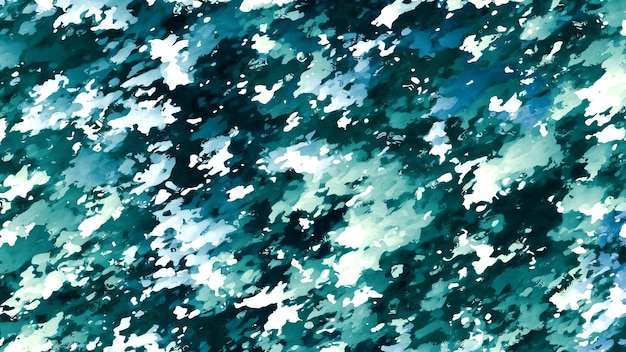 Abstracto pintado en cian Pintura de pincel Modelo de arte moderno Estilo de fondo