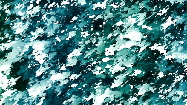 Abstracto pintado en cian Pintura de pincel Modelo de arte moderno Estilo de fondo