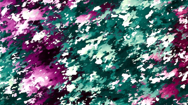 Abstracto pintado en magenta y cian patrón de pincel estilo de arte moderno fondo