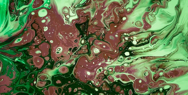 Abstracto Pintura por derramamento de acrílico fluido