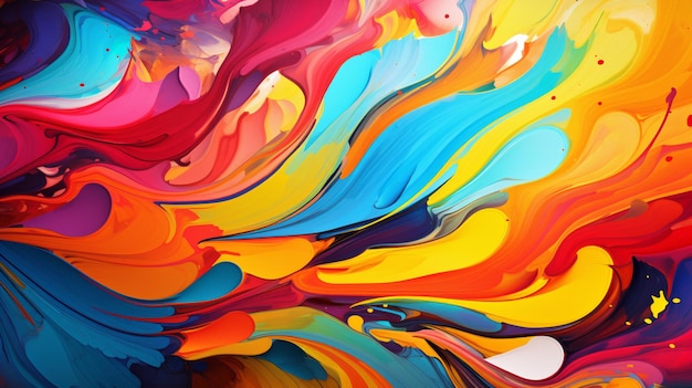 Abstracto Pintura Swirls fundo