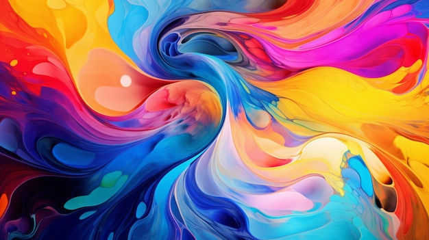 Abstracto Pintura Swirls fundo