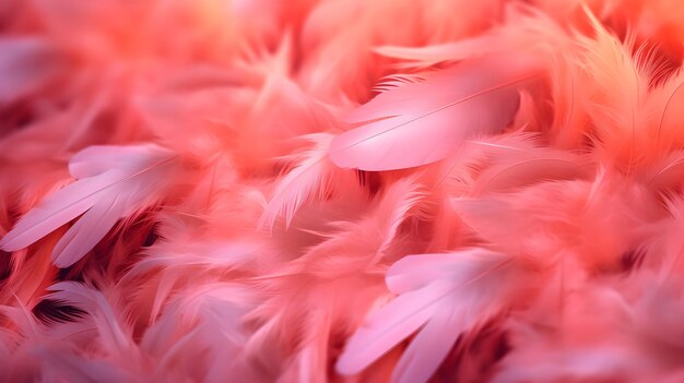 Abstracto pluma rojo y rosa patchwork fondo pluma patrón textura fondo