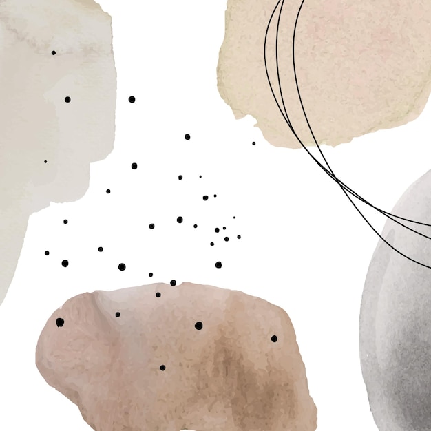 Abstracto png fundo transparente em aquarela marrom