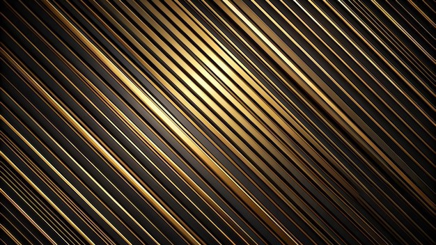 Abstracto preto e dourado Linhas padrão de luxo moderno fundo com efeito de brilho