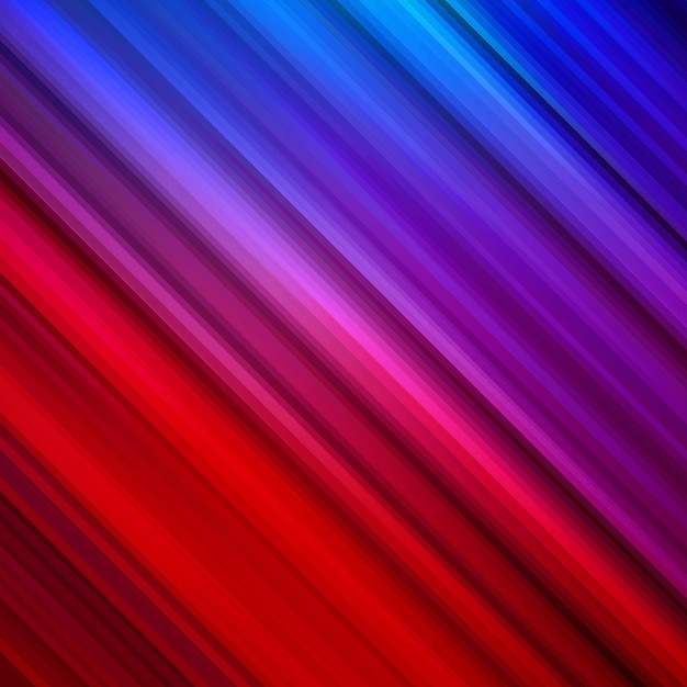 Abstracto Rayas gradientes en rojo, azul y púrpura