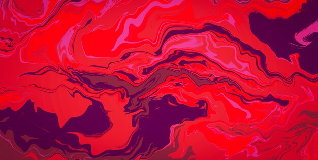 Abstracto Red Swirl (giro rojo)