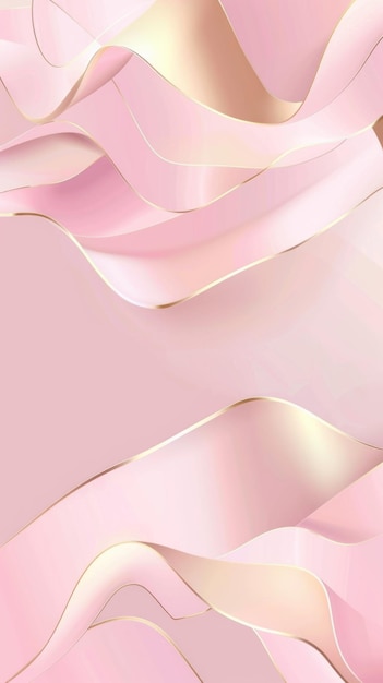 Abstracto rosa con fondo dorado brillante