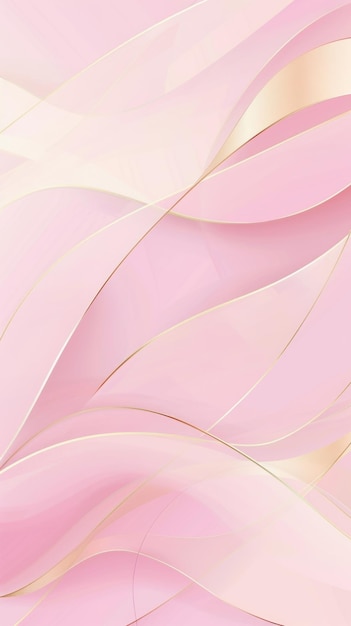 Abstracto rosa con fondo dorado brillante