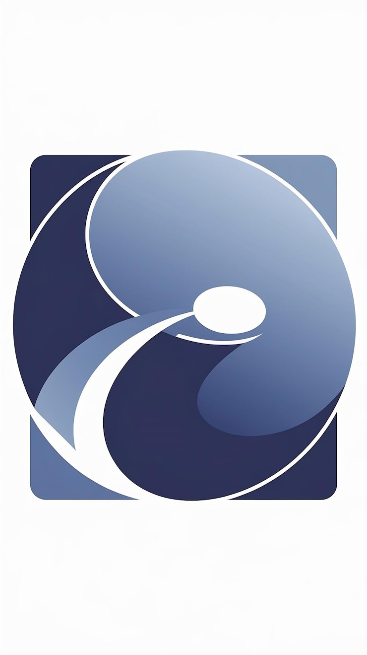 Foto abstracto signo de círculo de esfera e letra diseño vectorial del icono del logotipo