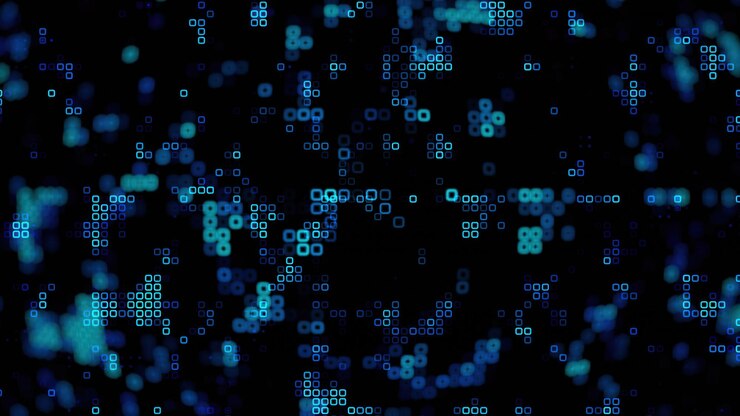 Foto abstracto tecnología futurista conexión de red de fondo concepto de diseño digital de hitech para anuncios folletos folletos revistas tarjetas de visita banner visualización de datos de estructura de conexión